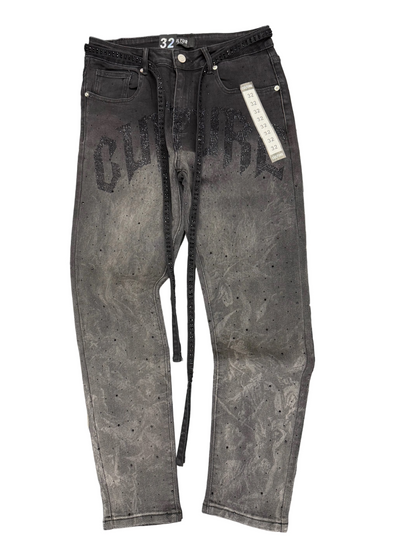 CULTURE JEANS SKINY VVS black Grey)