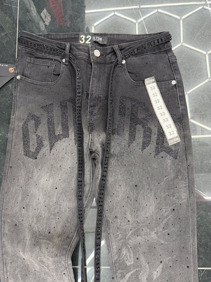 CULTURE JEANS SKINY VVS black Grey)