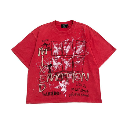 Mix Emoxion Red “Crimson” Tee