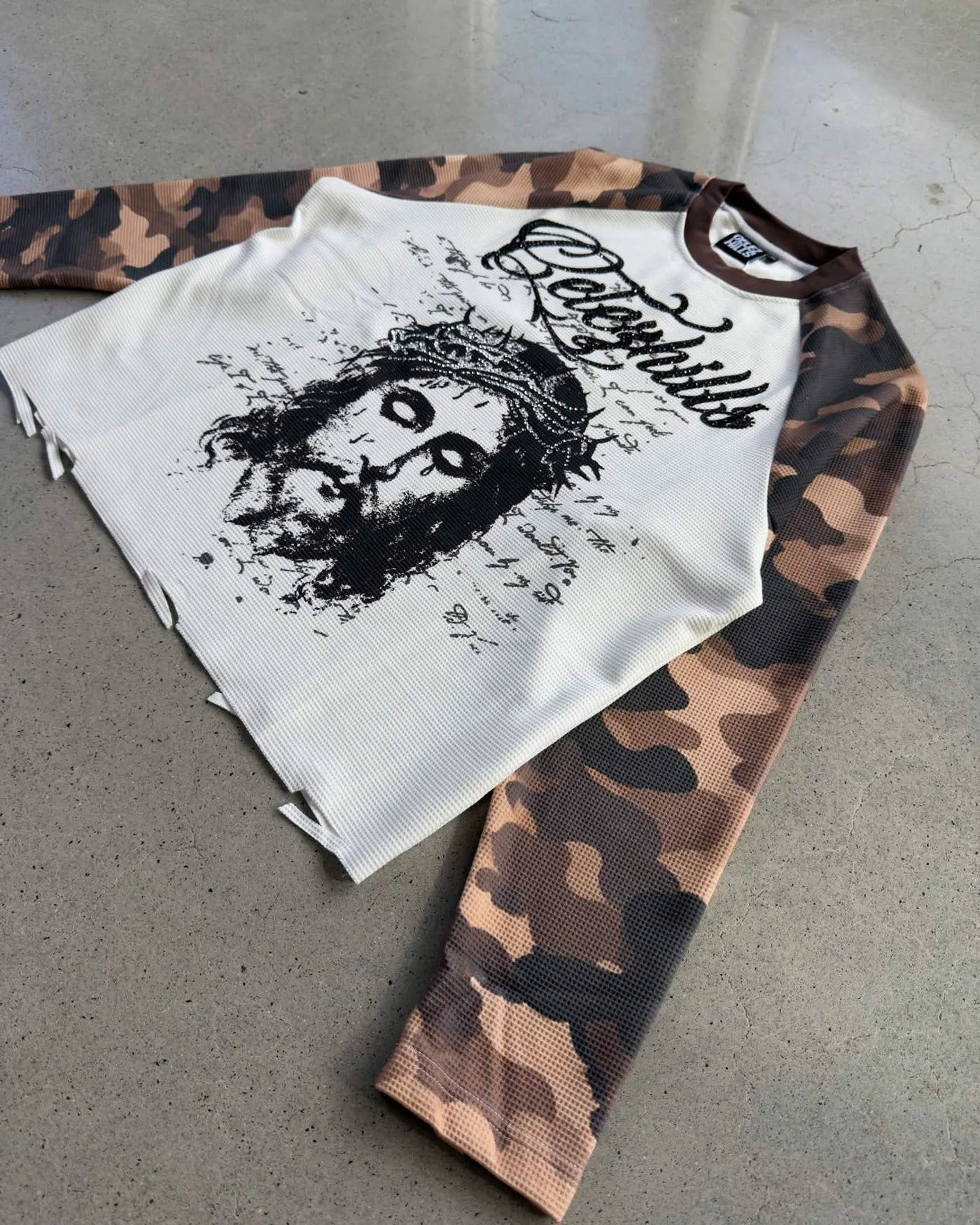 CELEZHILLS BROWN CAMO JESUS THERMO