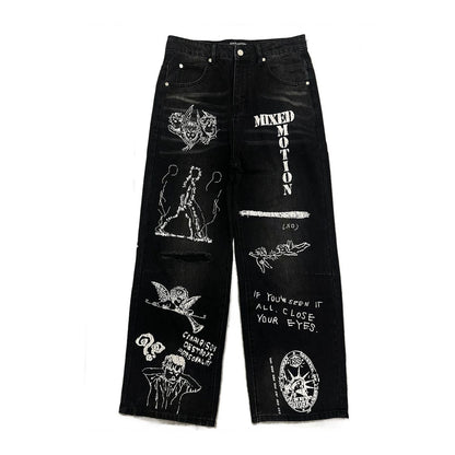 Mix Emoxion 👖 Black “Canvas” Denim BAGIE