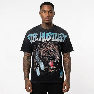 Life Hustlers Leopard" Black