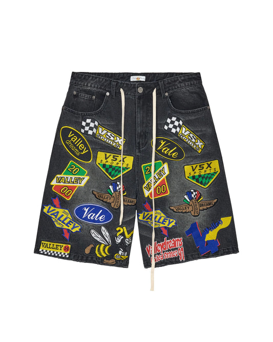 VALLEY PASSPORT JORTS [BLACK]