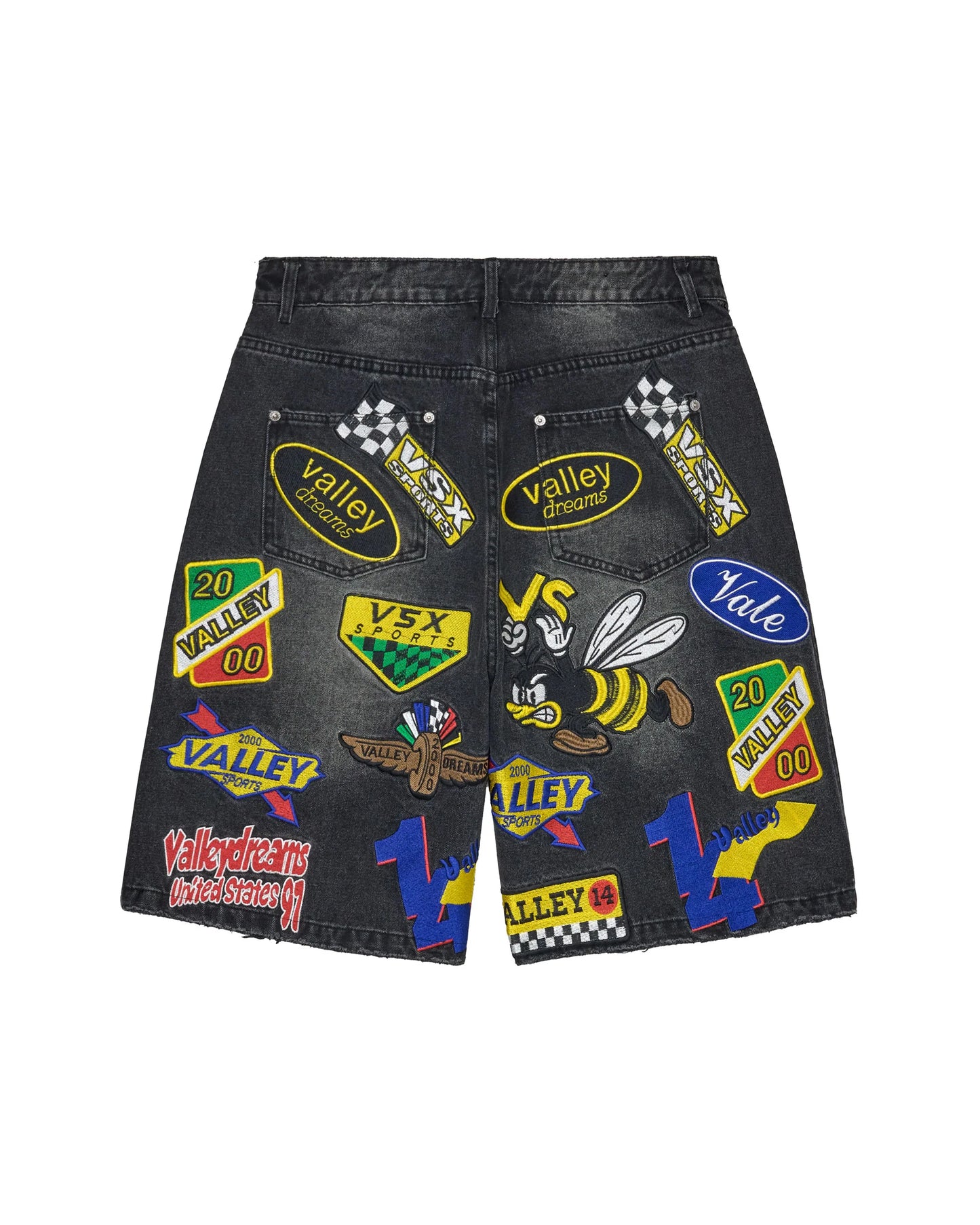 VALLEY PASSPORT JORTS [BLACK]