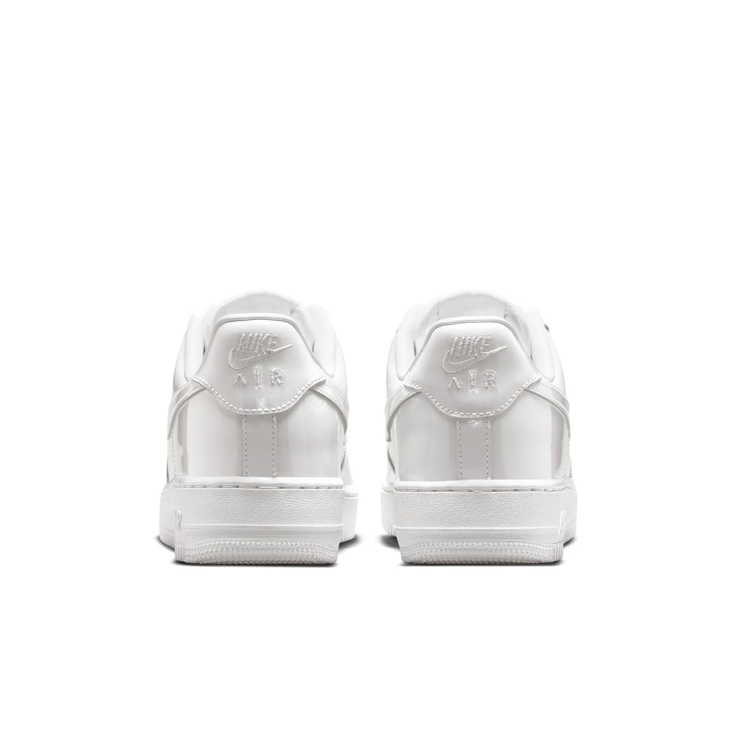 NIKE AIR FORCE 1 '07 PATENT LEATHER. WHIT