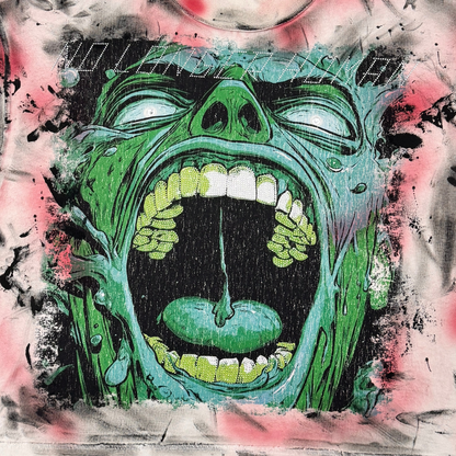 RARE PEACE WASHED HEAVY TEE W/ RHINESTONE DETAILS