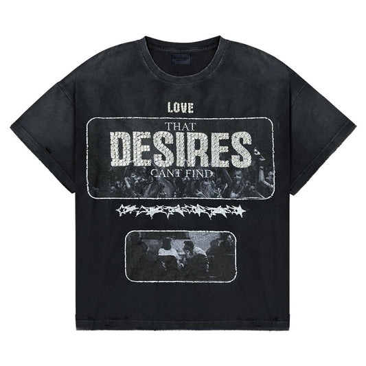 AMOR IN DESIRES TEE BLACK
