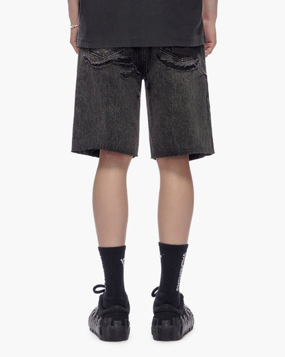 VALABASAS Compass Jorts Grey Wash