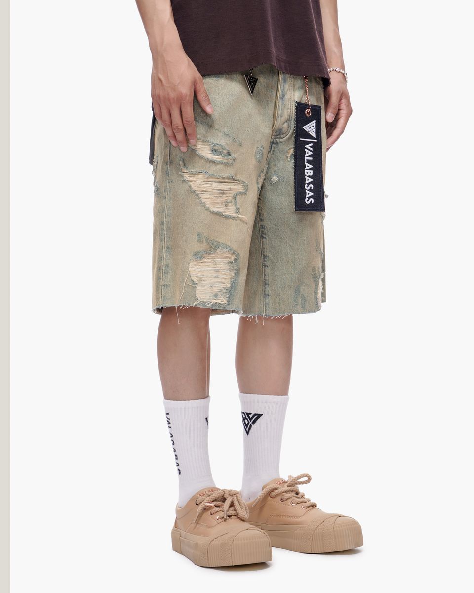 VALABASAS Compass Jorts Vintage Wash