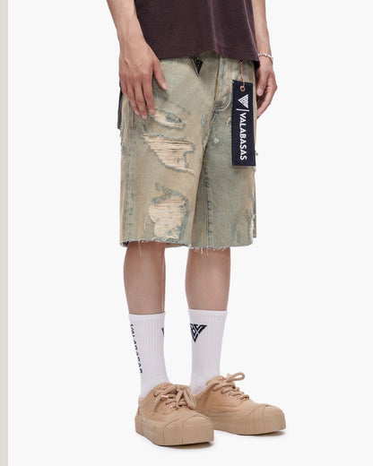 VALABASAS Compass Jorts Vintage Wash