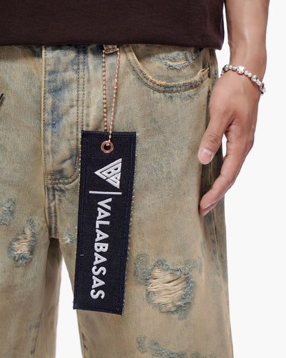 VALABASAS Compass Jorts Vintage Wash