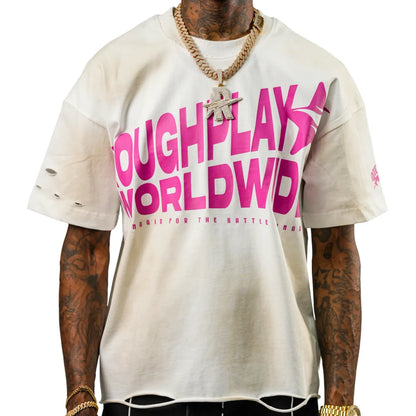ROUDPLAY 🩹 BASIC TEE WHITE PICK