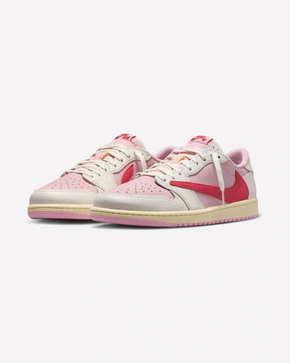 Air Jordan 1 Retro Low OG SP Travis Scott Sail Tropical Pink