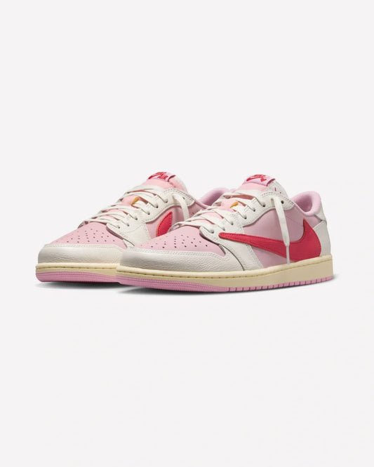 Air Jordan 1 Retro Low OG SP Travis Scott Sail Tropical Pink