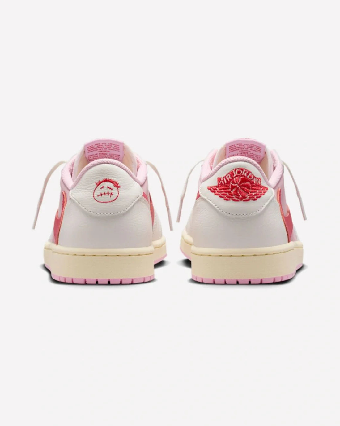 Air Jordan 1 Retro Low OG SP Travis Scott Sail Tropical Pink