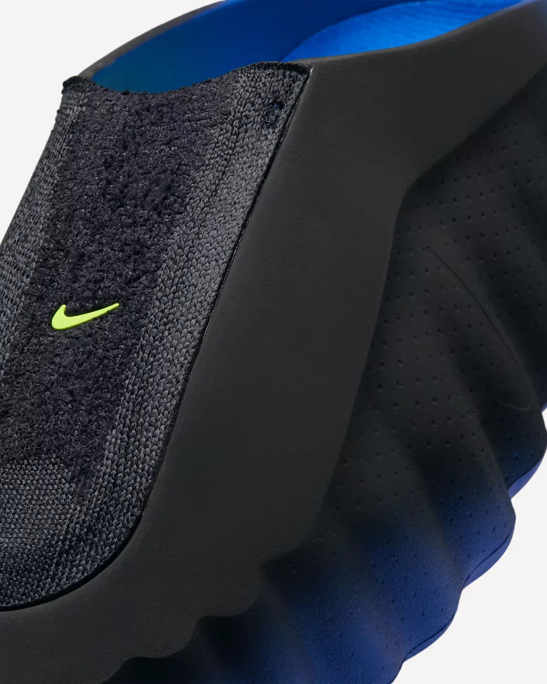 Nike Mind 001 Flyknit Slide Hyper Royal Black