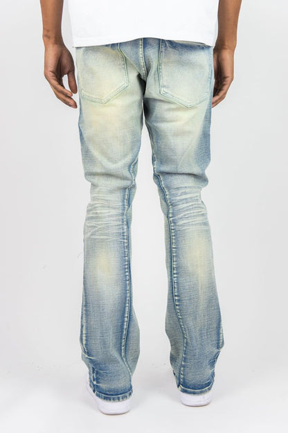 FLARE ROAD  FIT DENIM PANTS