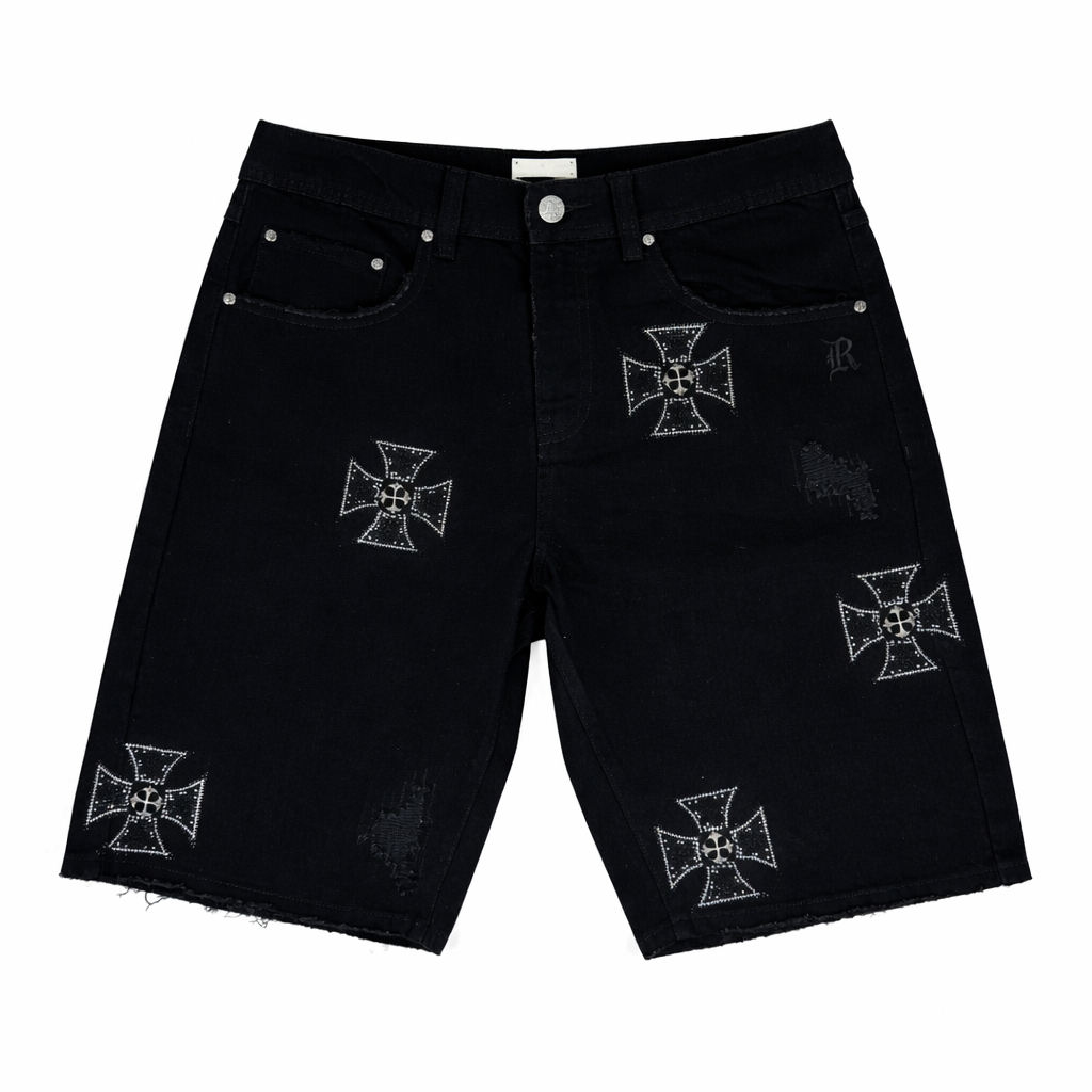 DEMIN JORTS R3BELS BLACK