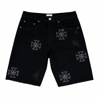 DEMIN JORTS R3BELS BLACK