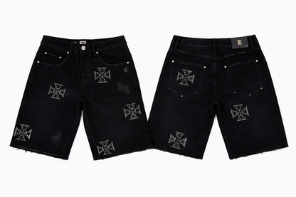 DEMIN JORTS R3BELS BLACK