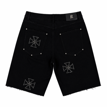 DEMIN JORTS R3BELS BLACK