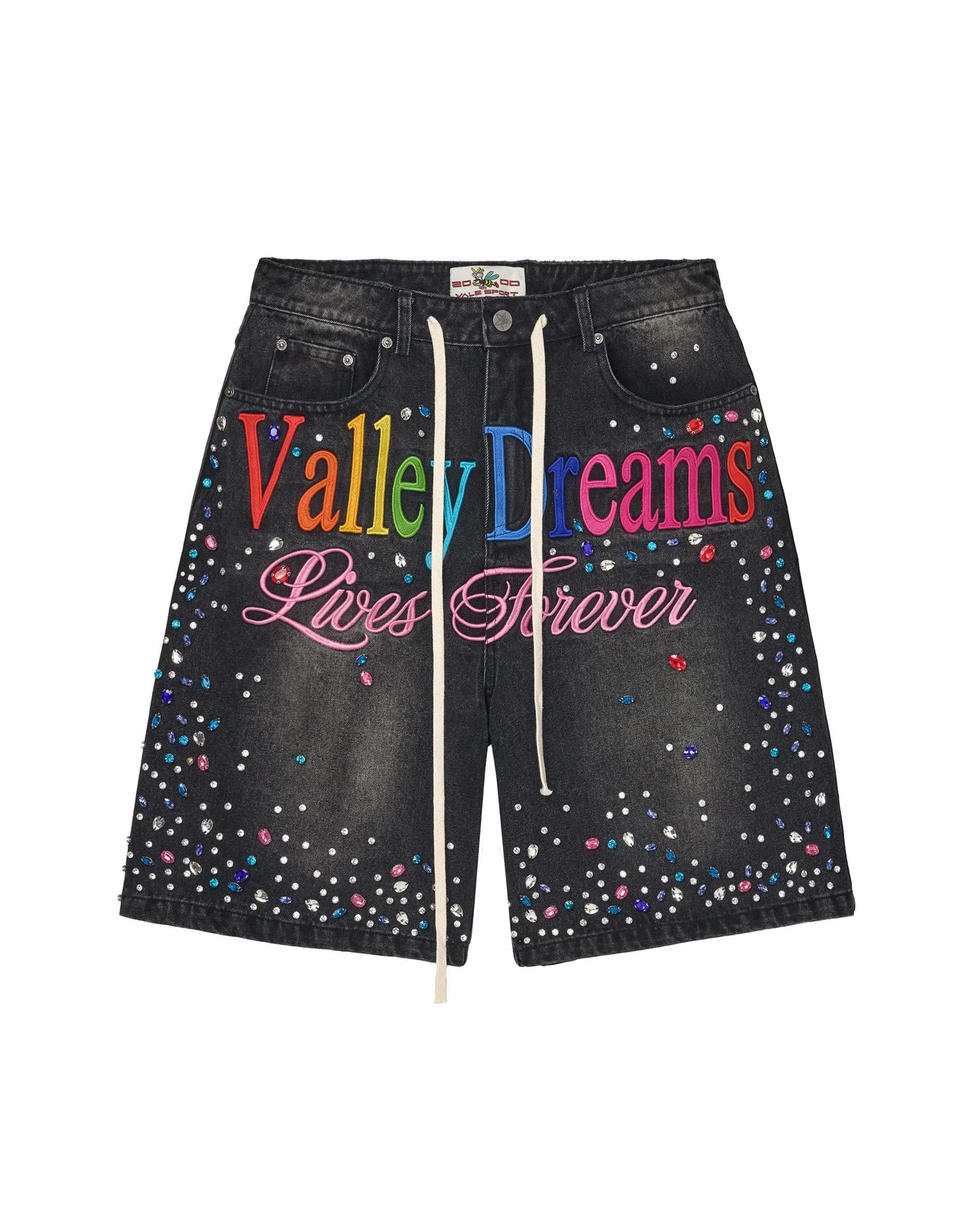 VALLEY ICE CREAM JORTS [BLACK]