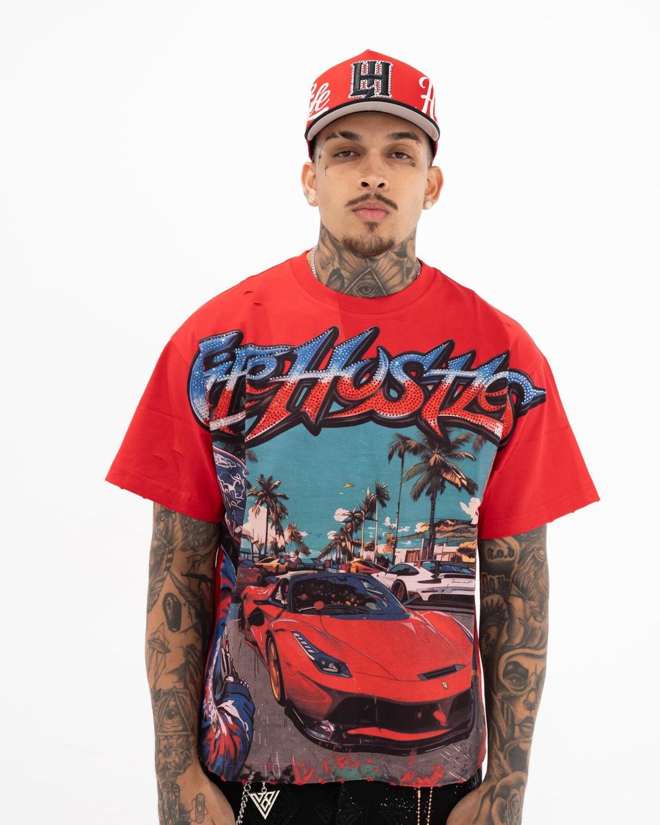 LH 'Biker' TEE Red