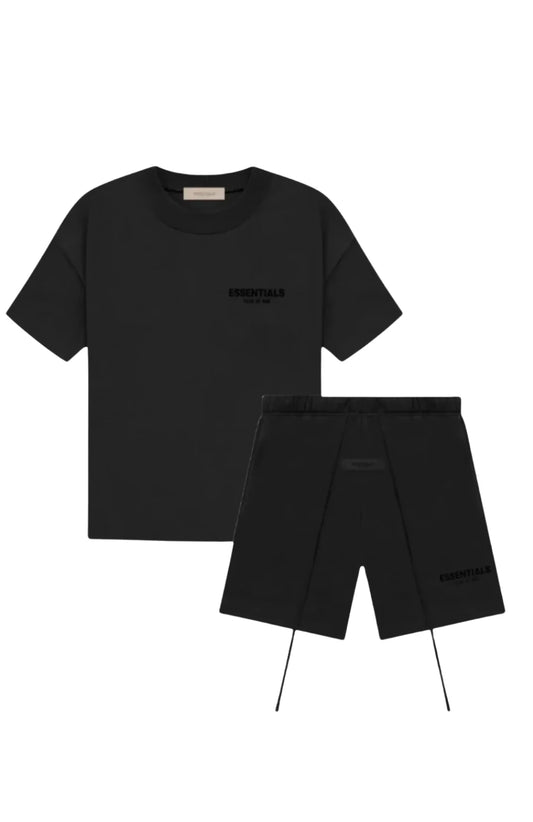 Fear of God Essentials Black Limo Summer set