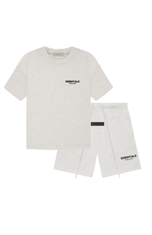 Fear of God Essentials Light Oatmeal Summer Set