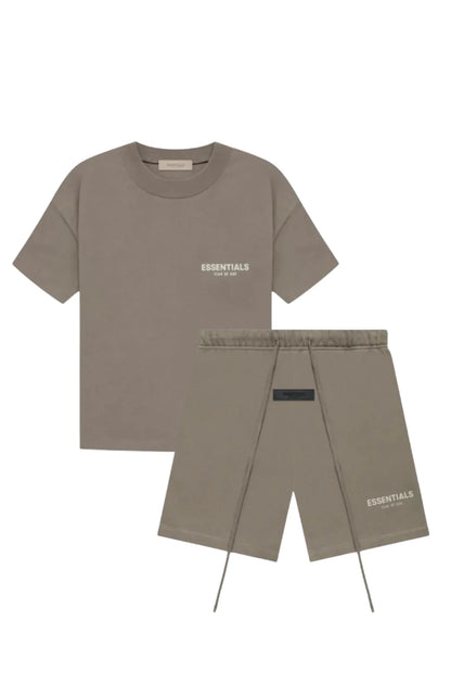 Fear of God Essentials Desert Taupe Summer set