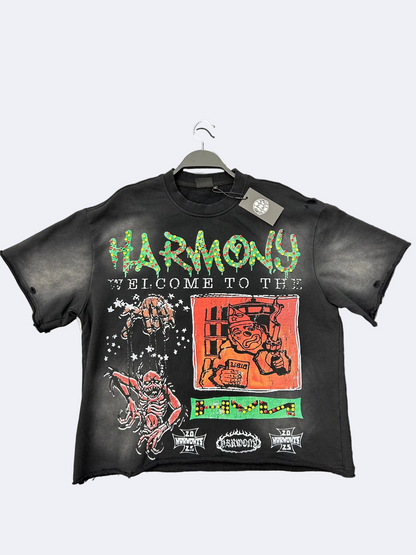 T-SHIRT TEE ARMONY GREEN BLACK