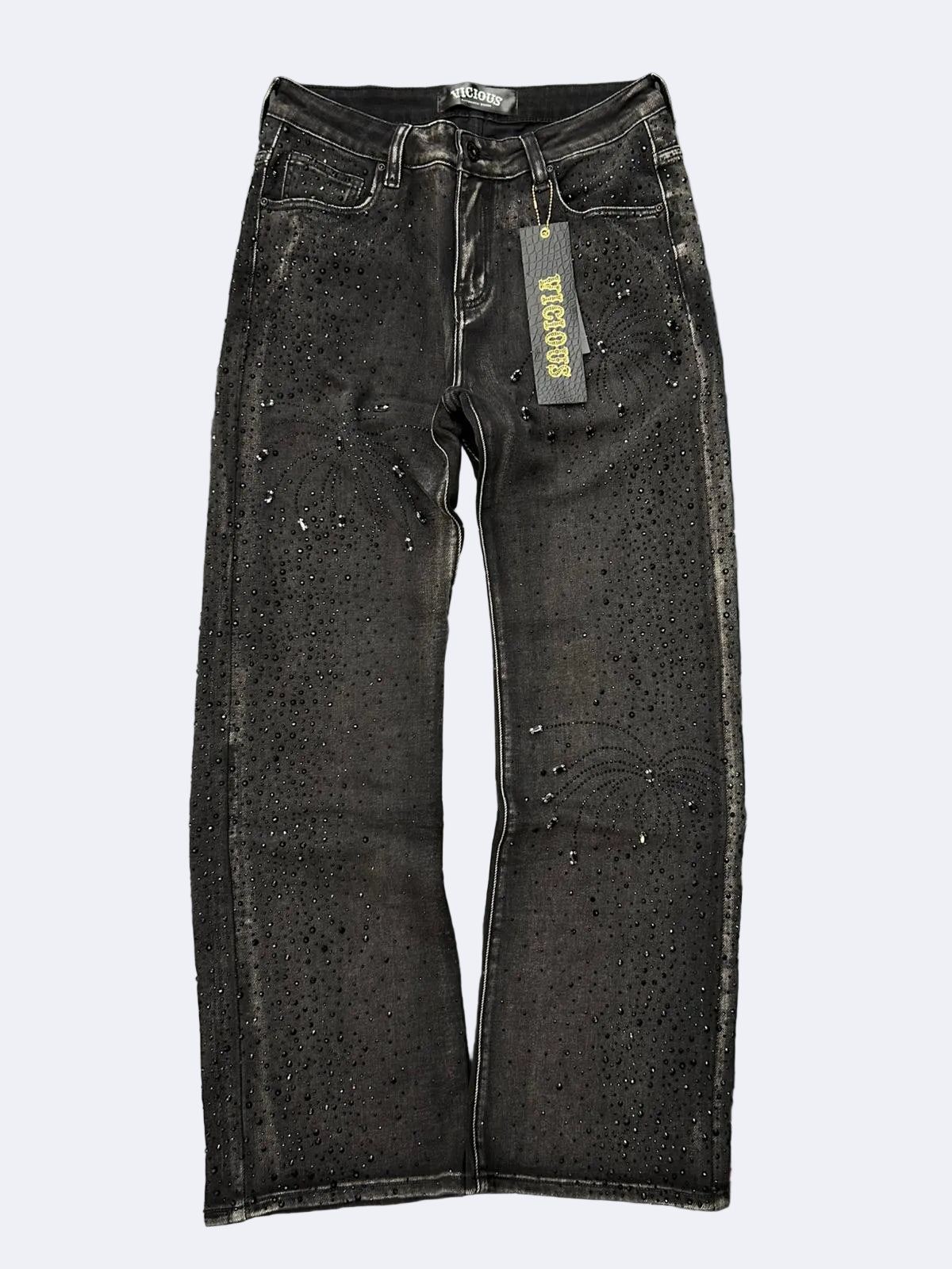 VICIOUS JEAN DENIN BLACK MEMBER