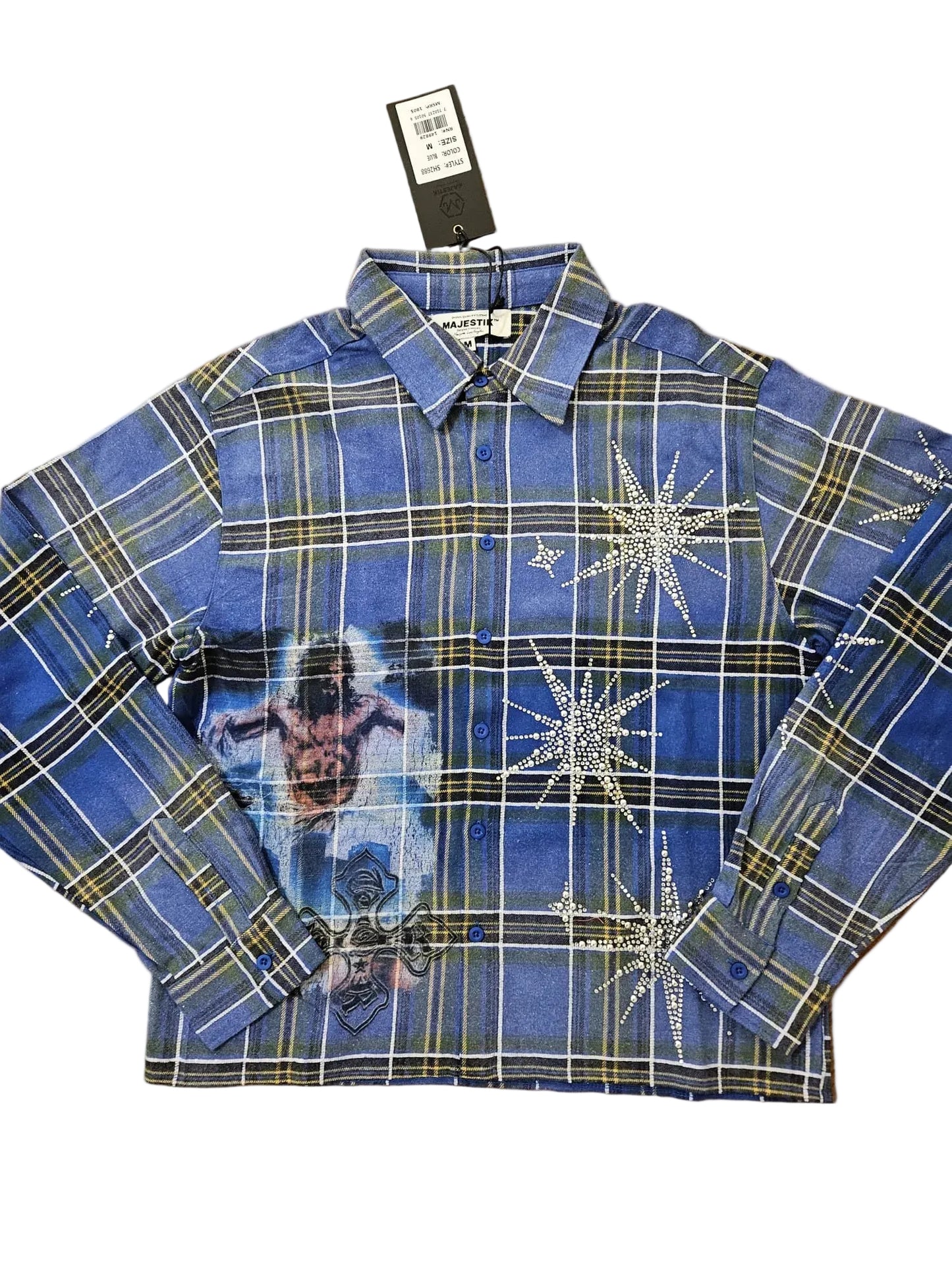 Majestik Shirt Blue