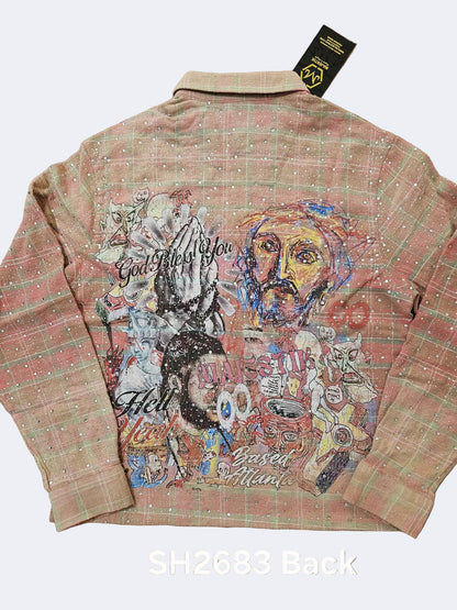 Majestik Shirt Clear Pink