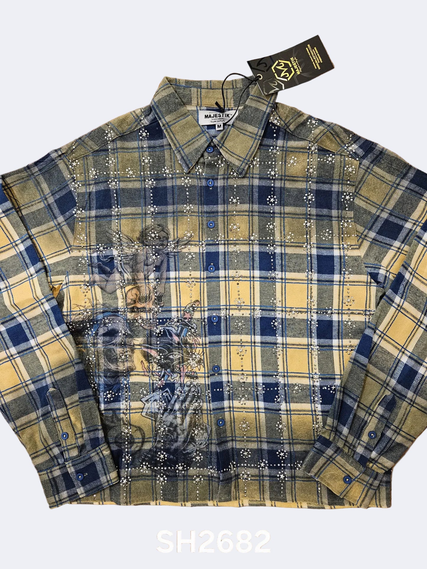 Majestik Shirt Storm Blue